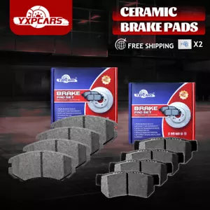 For 2005 - 2010 Kia Sportage Front & Rear Ceramic Disc Brake Pads Set - Picture 1 of 6