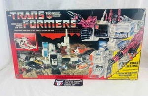 Transformers Original G1 1986 City Metroplex Complete w/ Box Poster Offer - Picture 1 of 6