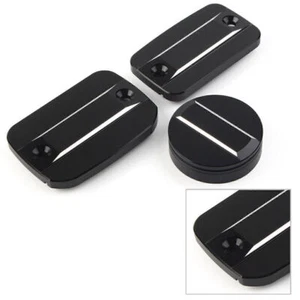 Front Brake Clutch Fluid Reservoir Cap Rear Brake Cover For Scrambler 1100 800 - Picture 1 of 7