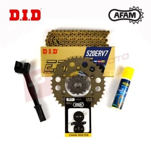 DID ERV7 520 Pitch Rennkette und Kettenrad Kit für Suzuki GSXR1000 K9-L6 09-16 - Bild 1 von 2