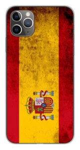 Coque en silicone imprimée compatible Apple iPhone 11 Pro Max Drapeau Espagne - Bild 1 von 3