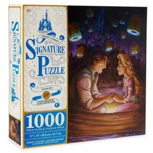 Rompecabezas de la firma de los parques Disney; 10 aniversario enredado; 1000 piezas - Imagen 1 de 2