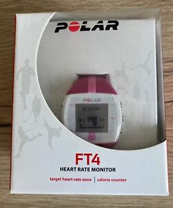Polar FT4 Pink Heart Rate Monitor Digital Watch With Strap. New in BoxCharity item