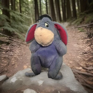 Winnie The Pooh Movie EEYORE MINI BEAN BAG PLUSH DISNEY USED 6" Winnie Poo - Picture 1 of 5