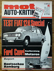 MOT 04/69 Test Fiat 124 Special,Ford Capri,VW Porsche 914, Stromberg CD-Vergaser