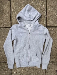 Felpa con cappuccio e zip grigio pallido da donna di Primark taglia 4 - Foto 1 di 5