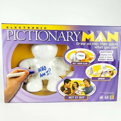 Mattel Electronic Pictionary Man Game Family Game Night Drawing Art 2008  - Image 1 of 4