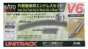 Juego de vías exteriores ovaladas KATO 20-865 V6 escala N - Unitrack - Imagen 1 de 1