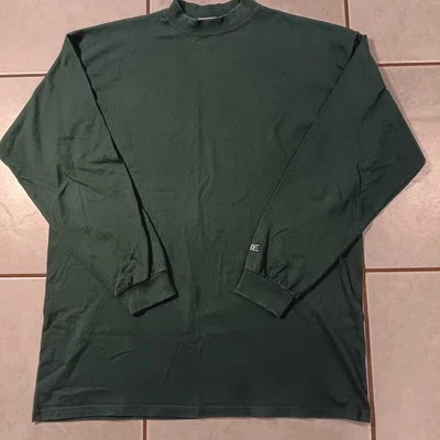 复古自行车品牌绿色长袖 T 恤男式 XL 美国制造 90 年代 Y2K — 第 1/4 张图片