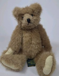 VTG. 1993 MARY MEYER/GREEN MOUNTAIN PLUSH TEDDY BEAR, 11 IN. JOINTED, POSABLE - Picture 1 of 9