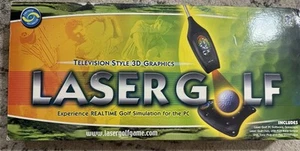 PC CD ROM 2002 LaserGolf Echtzeit Golf Simulationsspiel selten Rarität 3D Grafik - Bild 1 von 2