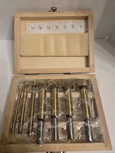 7 Piece Forstner Drill Bit Set Titanium Nittride Coated 01903. Never Used - Picture 1 of 5
