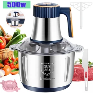 Fleischwolf 5L Elektrisch Küchenmaschine Edelstahl für Fleisch Obst Babynahrung - Bild 1 von 13