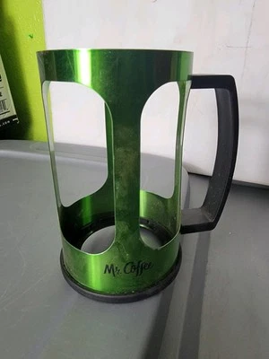 Mr. Coffee 1,2 Qt. Suporte para café prensa francesa, aço inoxidável verde - Imagem 1 de 4