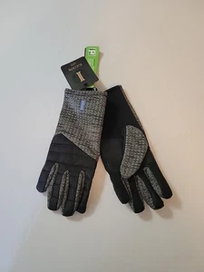 NWT Igloo Ladies Black Gray Pro Text Touch Sensitive Gloves Women's Small Medium - Picture 1 of 7