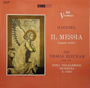 Handel - Il Messia (Pagine Scelte) / Thomas Beecham - LP - Imagen 1 de 3