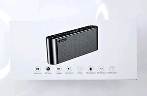 Antimi Bluetooth/FM Radio/MP3 Player Portable Wireless Speaker (Black) - Picture 1 of 8