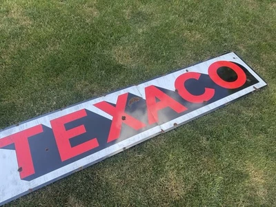 Большой знак в старинном стиле сарай Find Look Texaco ширина 10 футов дилерское обслуживание продаж - Изображение 1 из 2