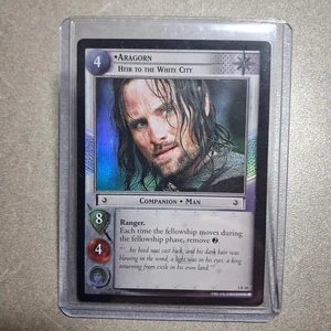 LOTR TCG DECIPHER ARAGORN HEIR TO THE WHITE CITY 3R38 FOIL LP - Picture 1 of 6