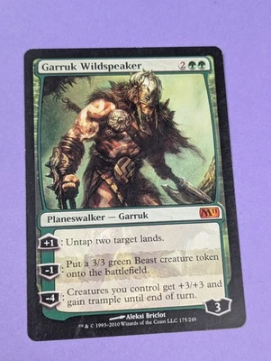 MTG Magic: Magic 2011: Garruk Wildspeaker #175/249 Mythic - LP - Image 1 of 2