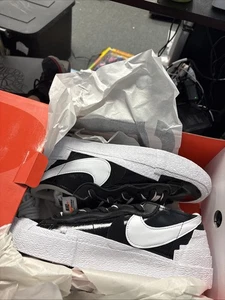 Talla 11 - Blazer Nike sacai x charol negro bajo - Imagen 1 de 5