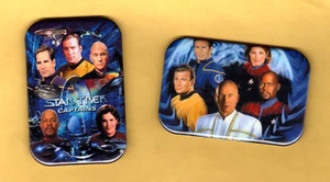 STAR TREK    2  REFRIGERATOR MAGNET  2" X 3"  WITH ROUNDED CORNER - Picture 1 of 2