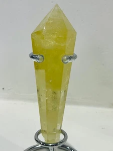 Citrine Crystal Scepter Wand Tower with Stand 12 cm - Picture 1 of 13