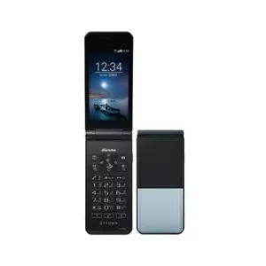 Fujitsu arrows F-03L Black DOCOMO SIM unlocked Flip Phone Android Japan new - Picture 1 of 3