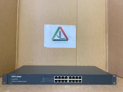 TP-Link TL-SF1016 (16-Port 10/100 Mbps Rackmount Switch) with Brackets (Inc VAT) - Image 1 of 4