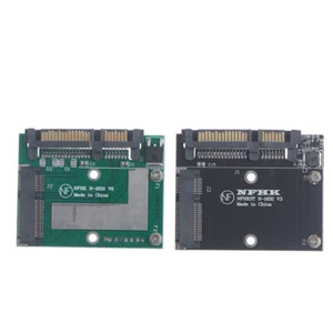 Half height MSATA Mini Pcie SSD To 2.5'' SATA3 6.0gps Adapter Converter Card - Afbeelding 1 van 15