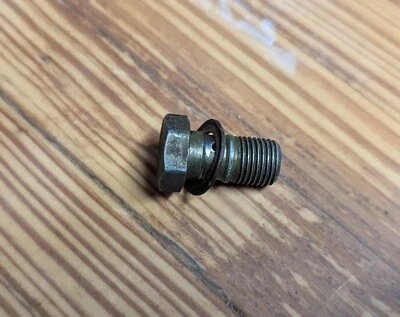 1995 Ktm 250 Sx Brembo front brake Banjo bolt and washer 50213025000 - Image 1 of 2