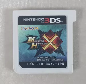 Nintendo 3DS MONSTER HUNTER X CROSS ~ Japanese Game Cartridge Only - Picture 1 of 2