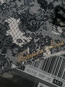 NEW Victoria Secret REUSABLE & Washable Face MAsk damask floral with gold Logo - Picture 1 of 2