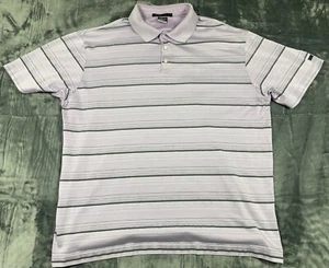 Polo Nike Tiger Woods Uomo 2XL Viola Golf Dri-Fit Elasticizzata Performance - Foto 1 di 8
