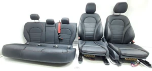 2016-2019 MERCEDES-BENZ GLC43 X253 AMG COMPLETE SEAT ASSEMBLY SET OEM BLACK. - Picture 1 of 13