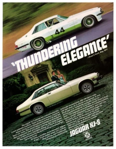 1978 JAGUAR XJS Coupe Vintage Original Print AD - White car photo racing XJ-S - Picture 1 of 1