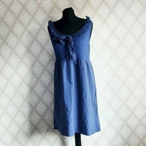 Zero Damen Sommerkleid ✨ Damenkleid ✨ Etuikleid ✨ blau ✨ 44 ✨ Knielang o. Ärmel - Bild 1 von 6