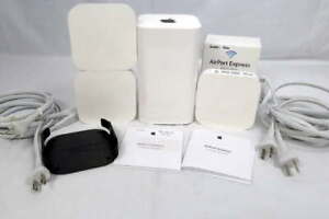 Lot 4 Apple Wi-Fi Base Station Routers AirPort Extreme A1521 & 3 Express A1392