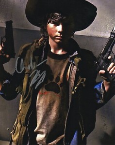 LAST ONE- The Walking Dead- Chandler Riggs, Carl Grimes signed 8x10 photo