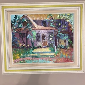 Original Oil Painting. M. Seegers. Palette Knife. 20”x 16” - Picture 1 of 6