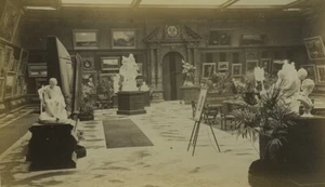 Paris Exposition Universelle Section Beaux-Arts Allemands Ancienne Photo 1878 - Imagen 1 de 3
