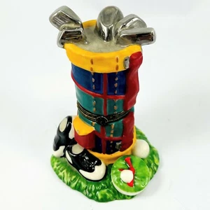Sacchetto da golf in porcellana mazze portagioie con cerniera classico da collezione 1997 - Foto 1 di 6