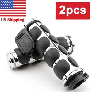 1" Handle Bar Hand End Grip for Suzuki Intruder Volusia 800 VL800 VS 800 1400 - Picture 1 of 5