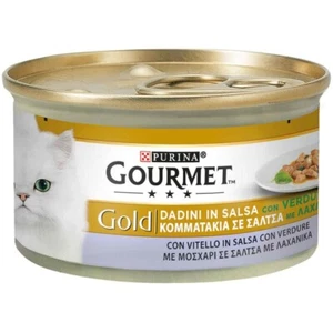GOURMET GOLD DICED VEAL IN SAUCE FOR ADULT CAT PATE WET FOOD FOR CATS PURINA 3oz - Picture 1 of 8
