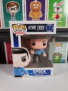 Funko Pop Vinyl Star Trek Original Series Spock #82 VAULT - Foto 1 di 6