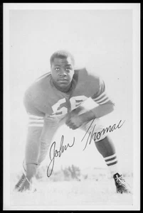 1958 San Francisco 49ers Team Issue John Thomas ExMt University of the Pacific - Picture 1 of 1