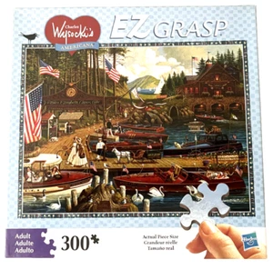Charles Wysocki Lost in the Woodies 300 Pc Hasbro EZ Grasp Jigsaw Puzzle, NEW! - Picture 1 of 3