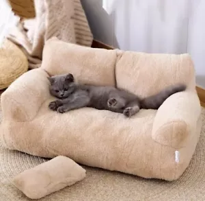 Luxus Katzenbett Katze Oder Hunde Bett Couch Katzensofa Hundesofa Flauschig Neu - Bild 1 von 11