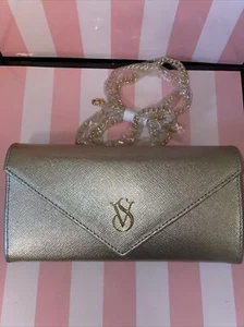 Victoria’s Secret Gold Wallet On The Chain Bag - Picture 1 of 12