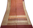 Sushila Vintage schwerer Sari-Stoff aus reiner Satin-Seide,...